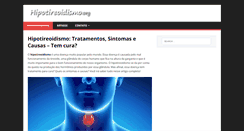 Desktop Screenshot of hipotireoidismo.org