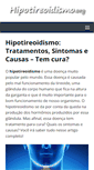 Mobile Screenshot of hipotireoidismo.org