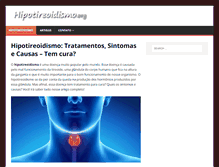 Tablet Screenshot of hipotireoidismo.org