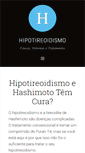 Mobile Screenshot of hipotireoidismo.net