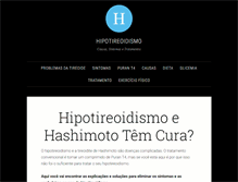 Tablet Screenshot of hipotireoidismo.net